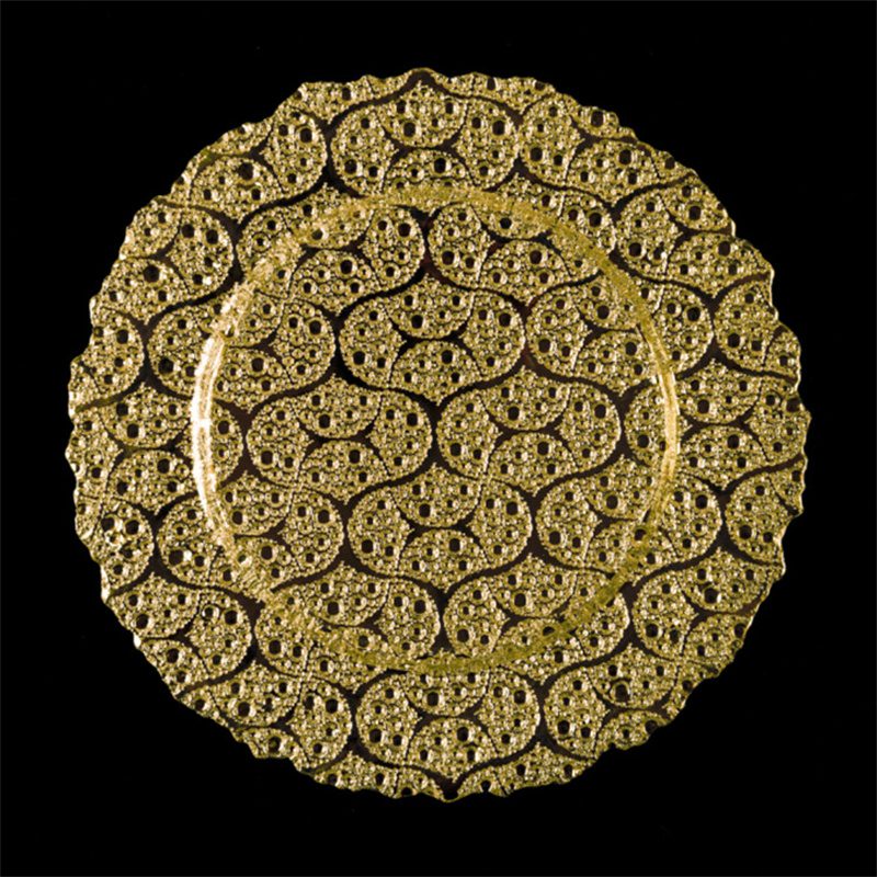 Wholesale Glass Charger Plate PZ-049 - Image 2
